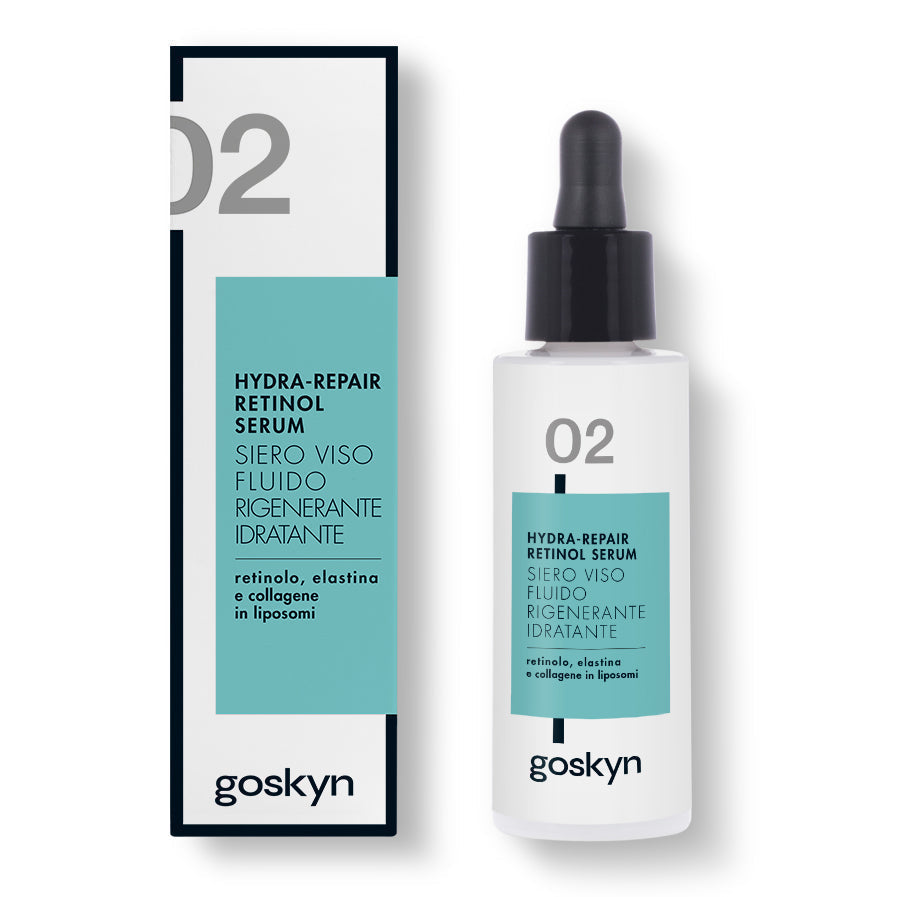 SIERO VISO RIGENERANTE AL RETINOLO ACIDO IALURONICO COLLAGENE ELASTINA